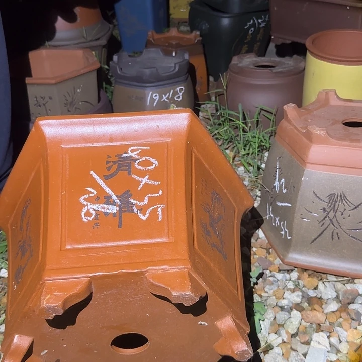 紫砂花盆盆景盆盆景花盆盆景瑕疵