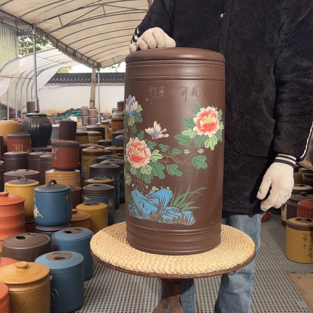 茶叶罐紫砂20 饼茶叶罐