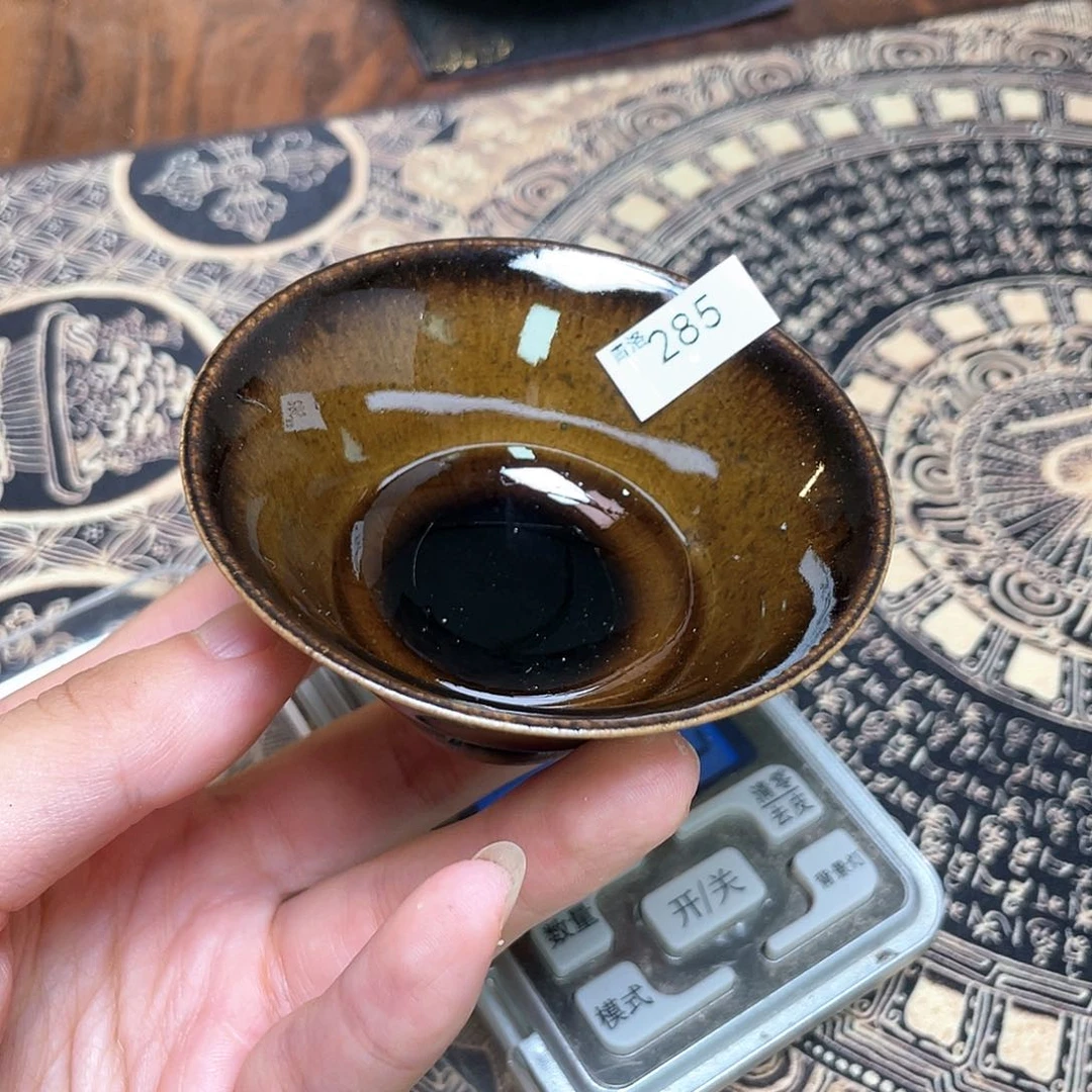 茶盏285 福临号建盏柴烧微瑕