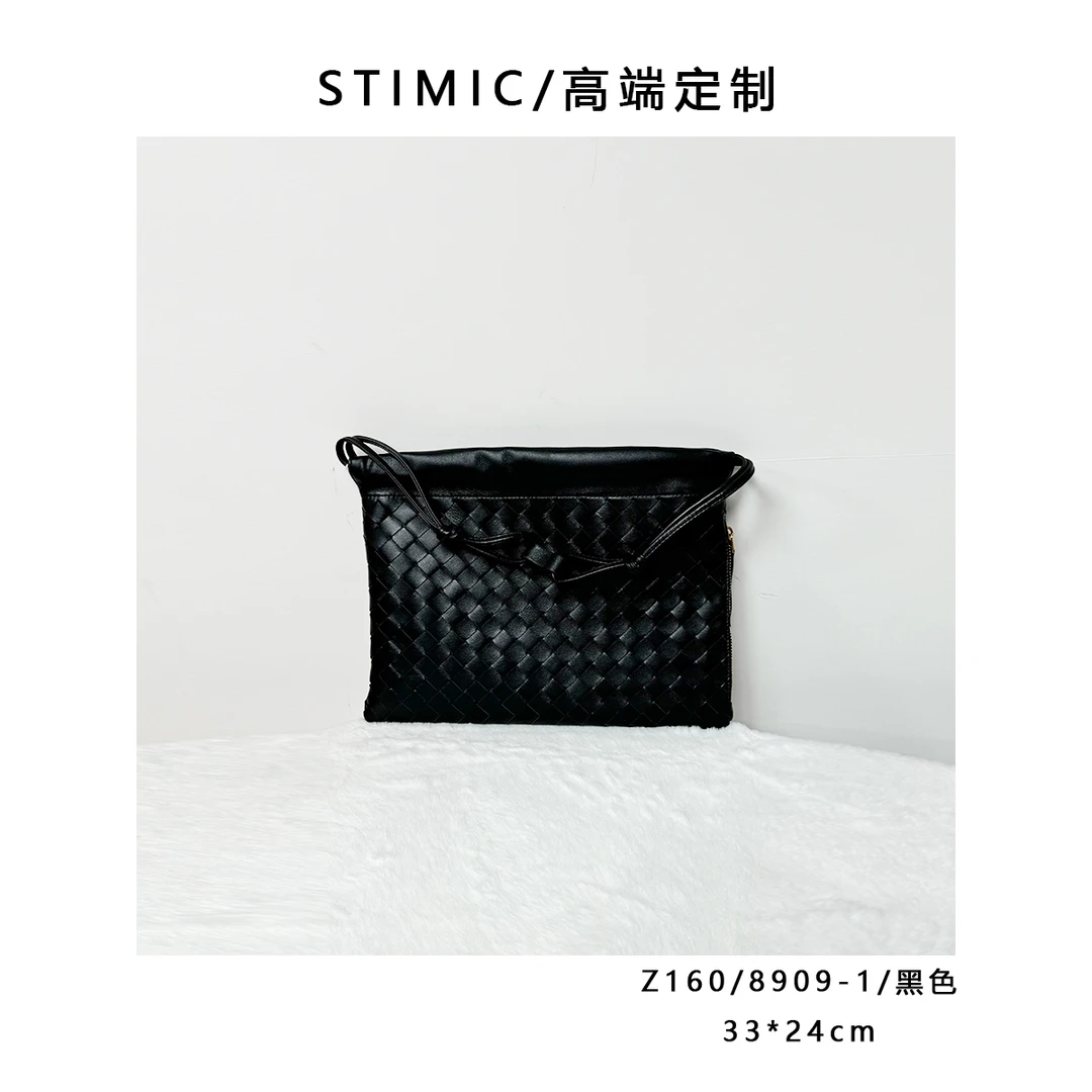 Z162/8909-1/黑色paiyuge 高端订制时尚女士单肩手提斜挎包8909