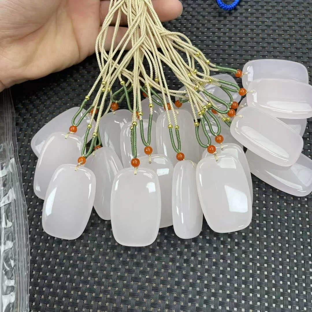 【大喜儿】透润藕粉无事吊坠-12WQ1824