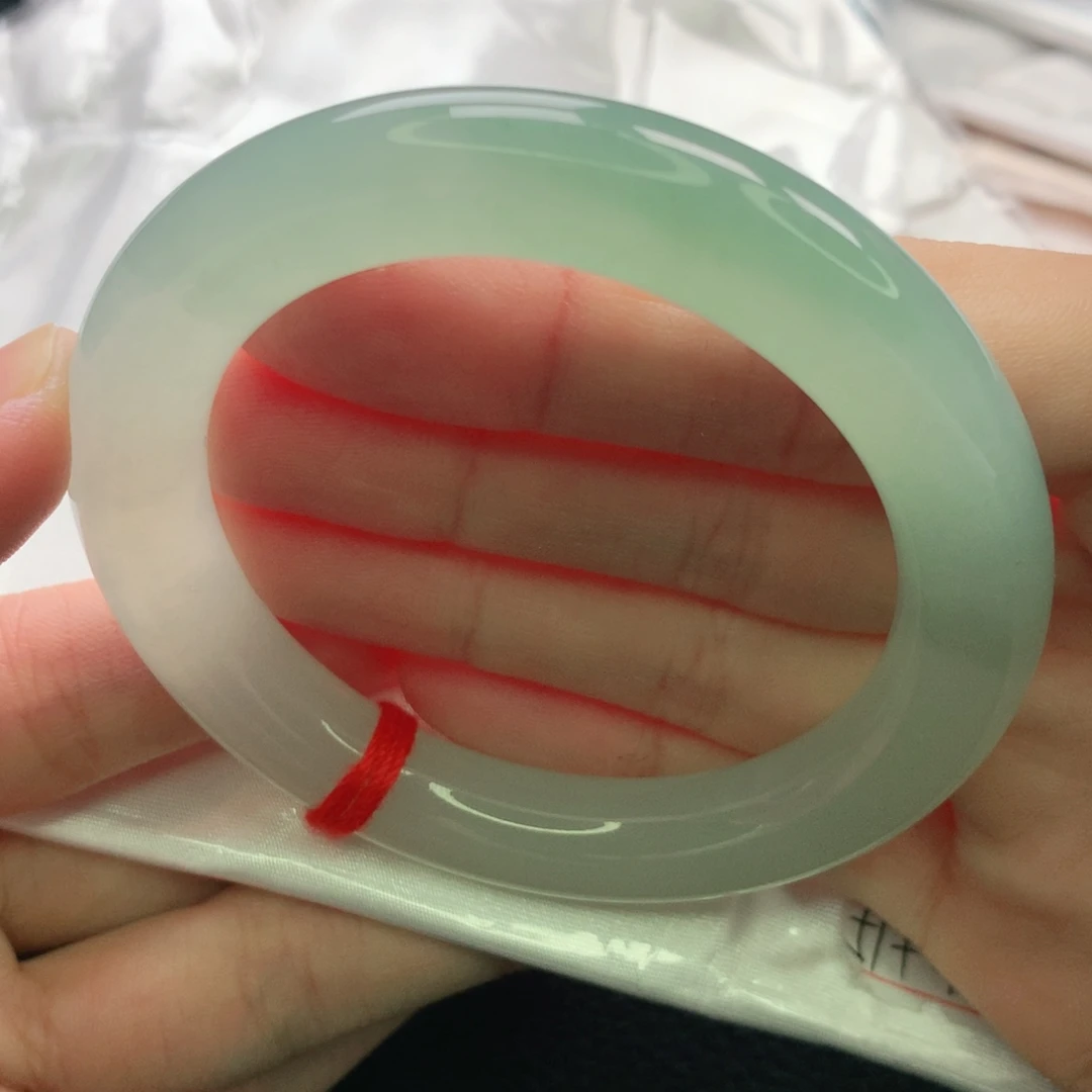 *****翡翠未镶嵌手镯缅甸51.7