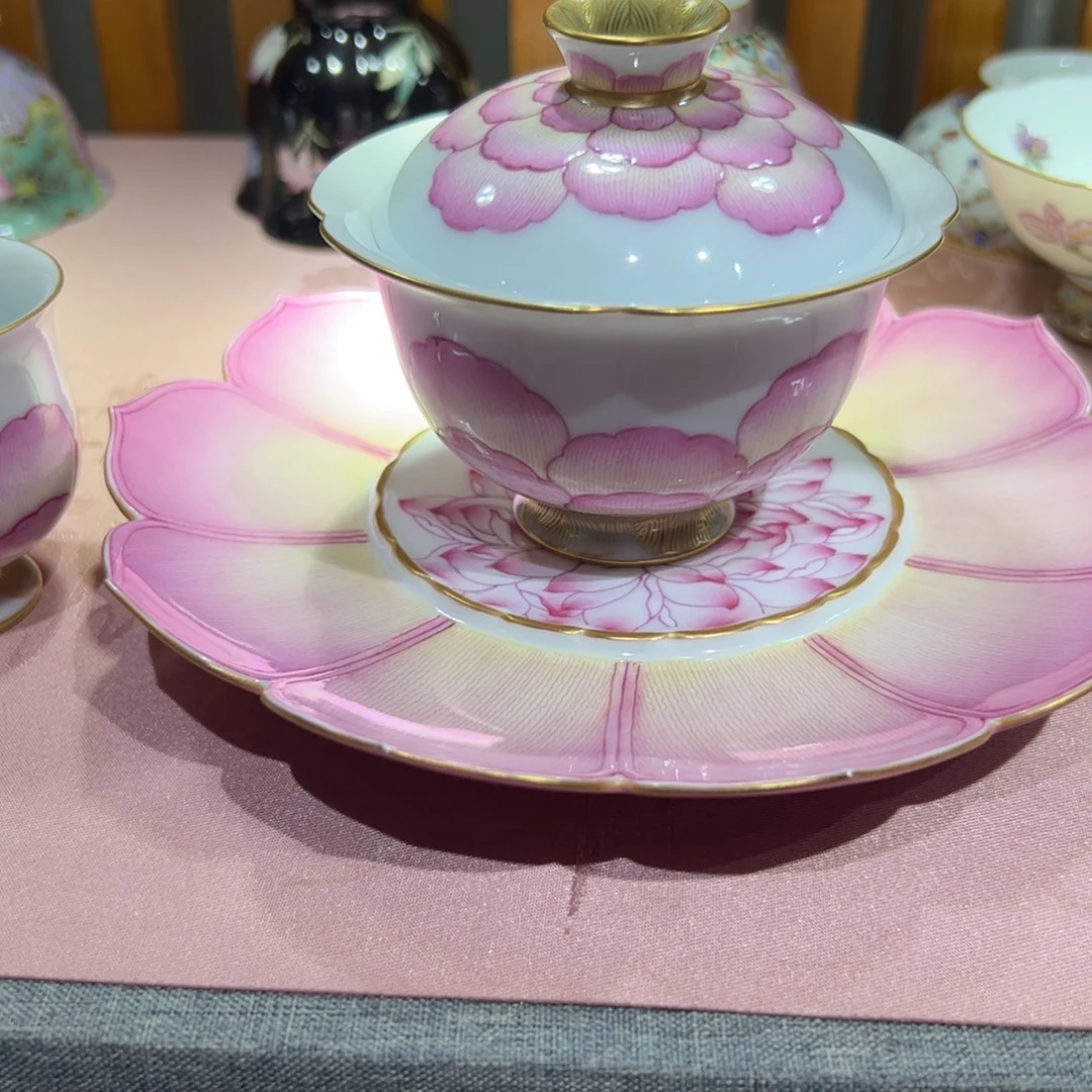 水***芦纯手工手绘 高端茶器