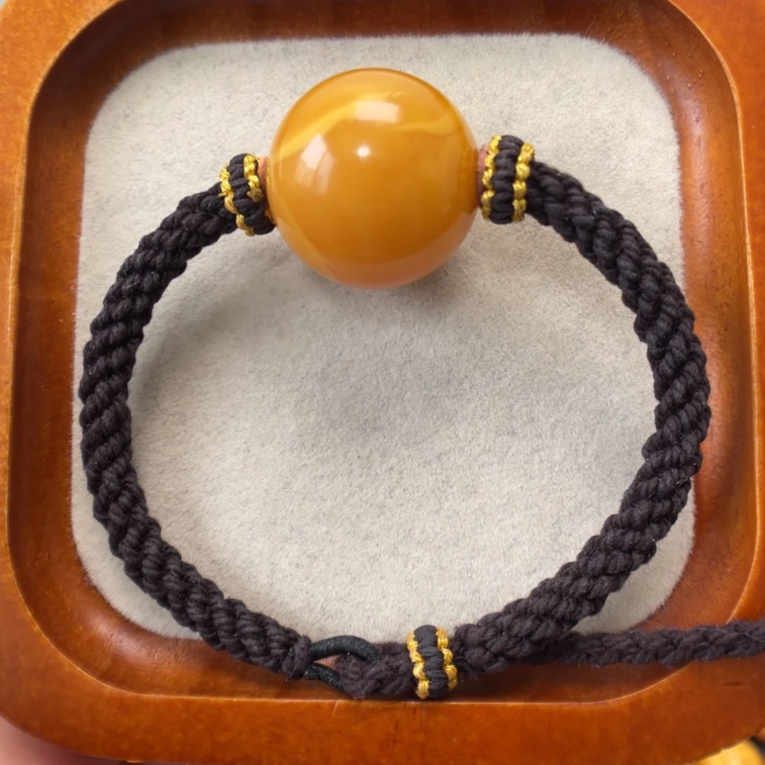 蜜蜡未镶嵌手绳蜜蜡