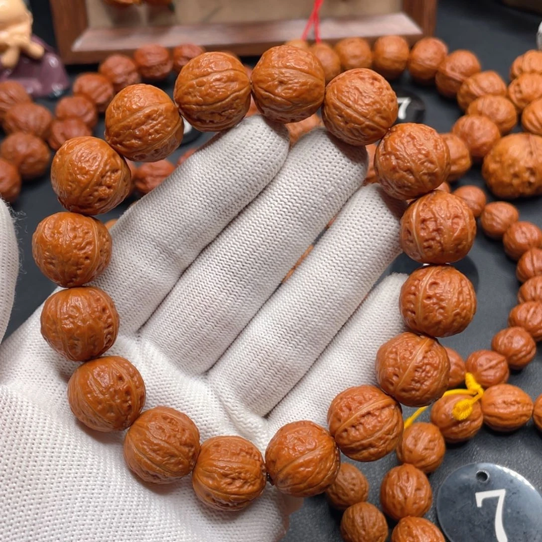 文玩核桃吊坠野生核桃蚂蚁纹秋子手串