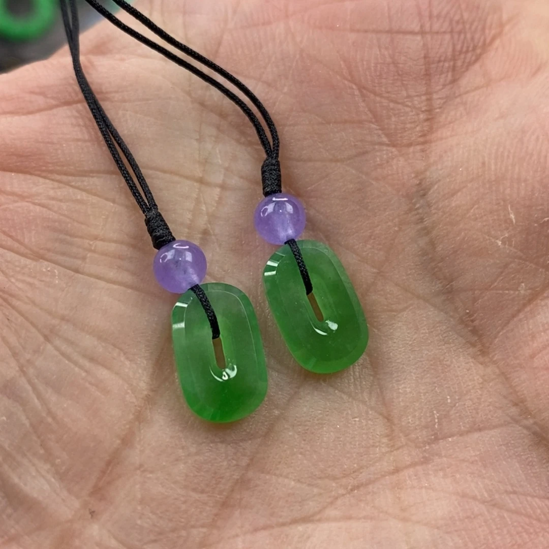 颈饰未镶嵌翡翠方糖口