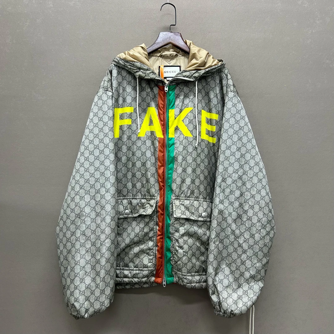 99新 GUCCI/古驰 FAKE满印双G棉服cl00481