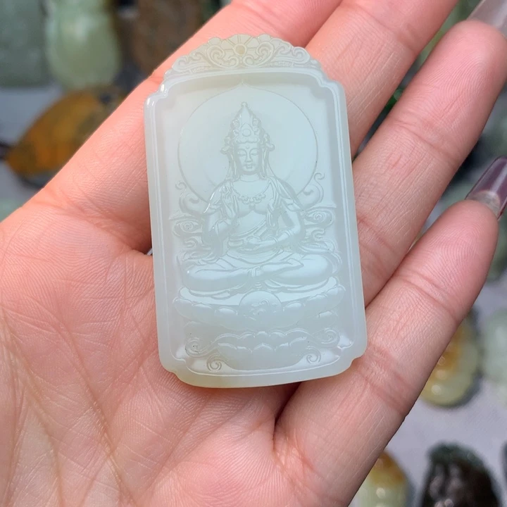 和田玉挂件未镶嵌