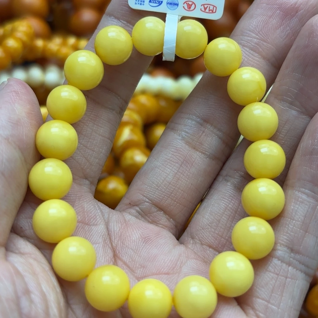 琥珀手链未镶嵌蜜蜡
