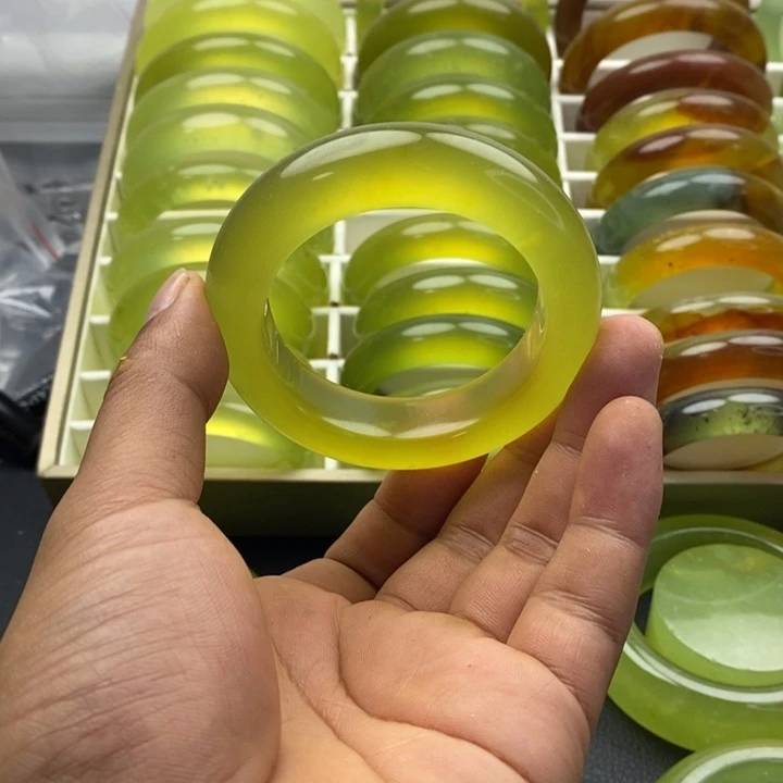 蛇纹石玉合金手镯54