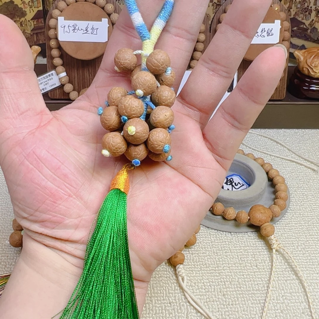 雨***同凤眼菩提手串12mm左右葡萄串