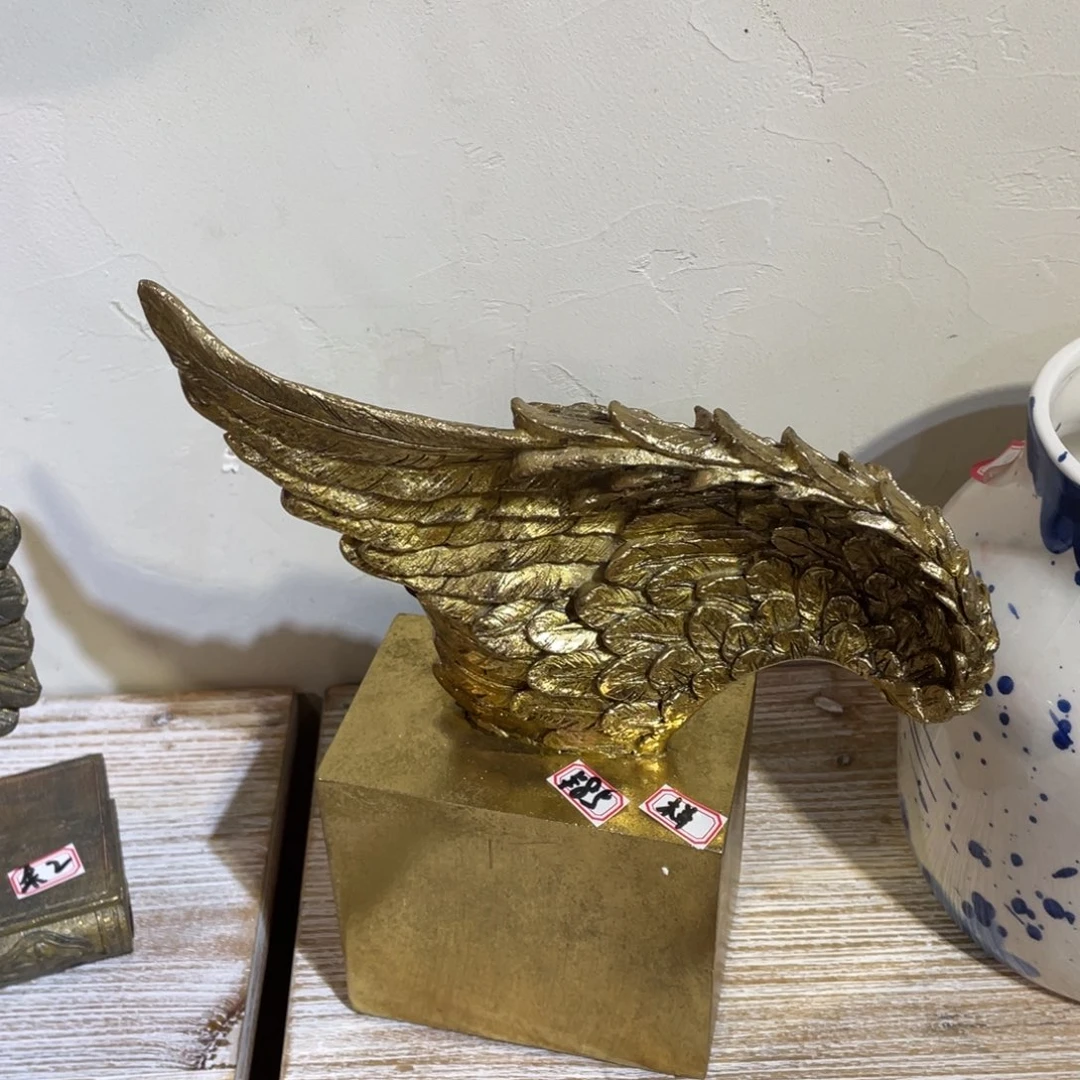 草***️树脂家居装饰品翅膀S91803