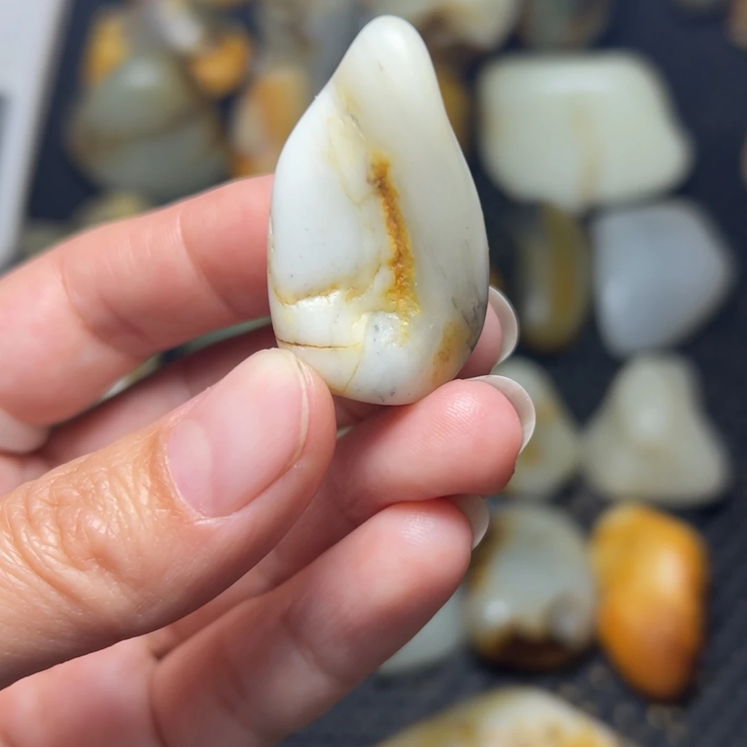 和田玉未镶嵌挂件B101