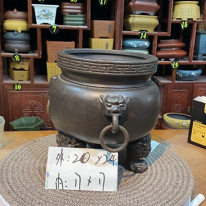紫砂花盆紫砂花盆