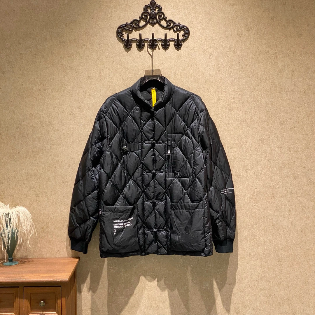 99新 MONCLER 藤原浩联名款黑色羽绒服/2码/JM37686