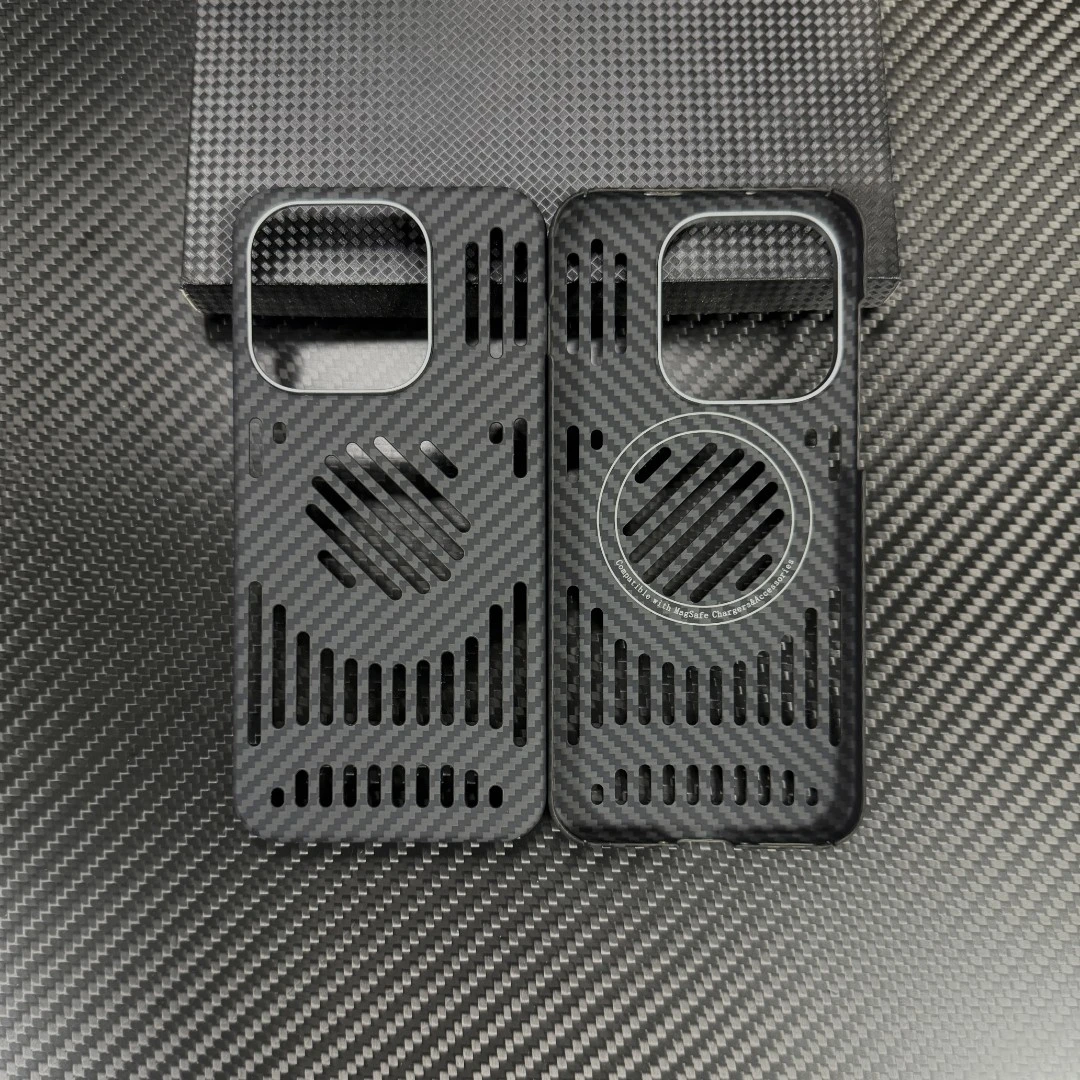 适用于一加13/15凯夫拉纤维手机壳镂空散热磁吸碳纤维保护套