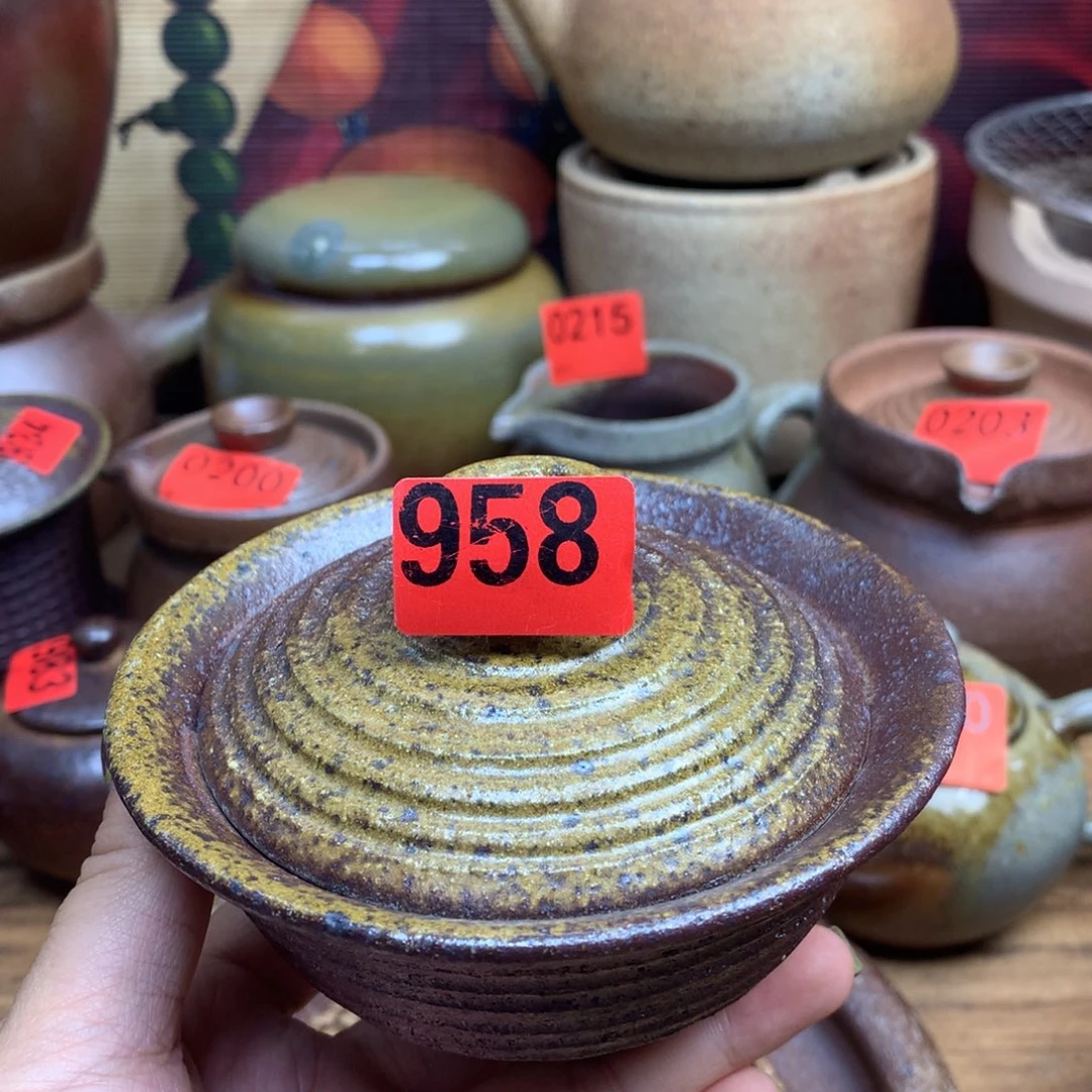 青***鳳柴烧盖碗150毫升一物一拍