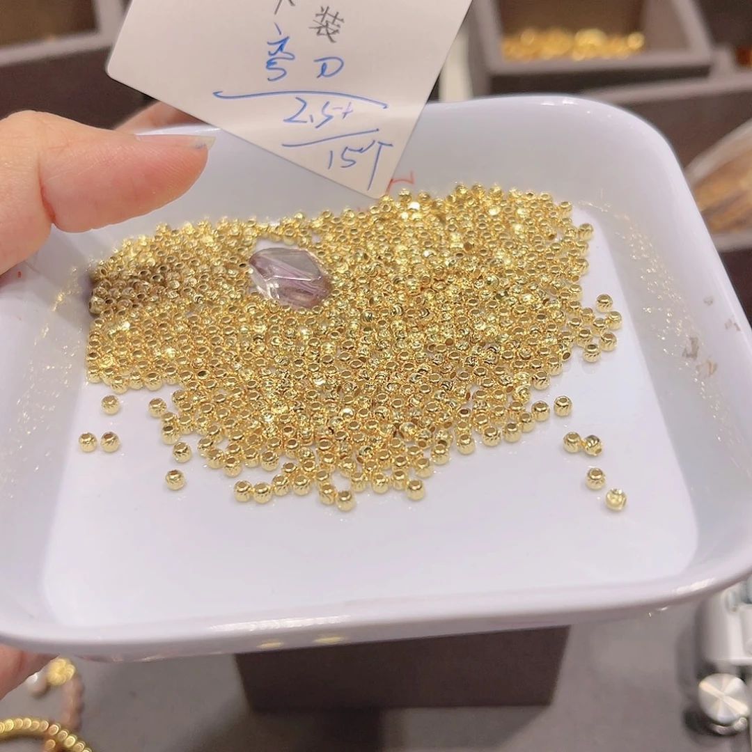 紫晶珠宝半成品银S925镀金镶嵌33