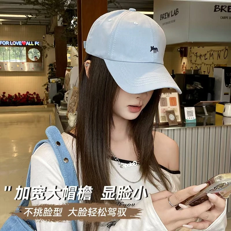 tz可爱百搭小狐狸刺绣棒球帽男女同款春夏韩版街头时尚鸭舌帽