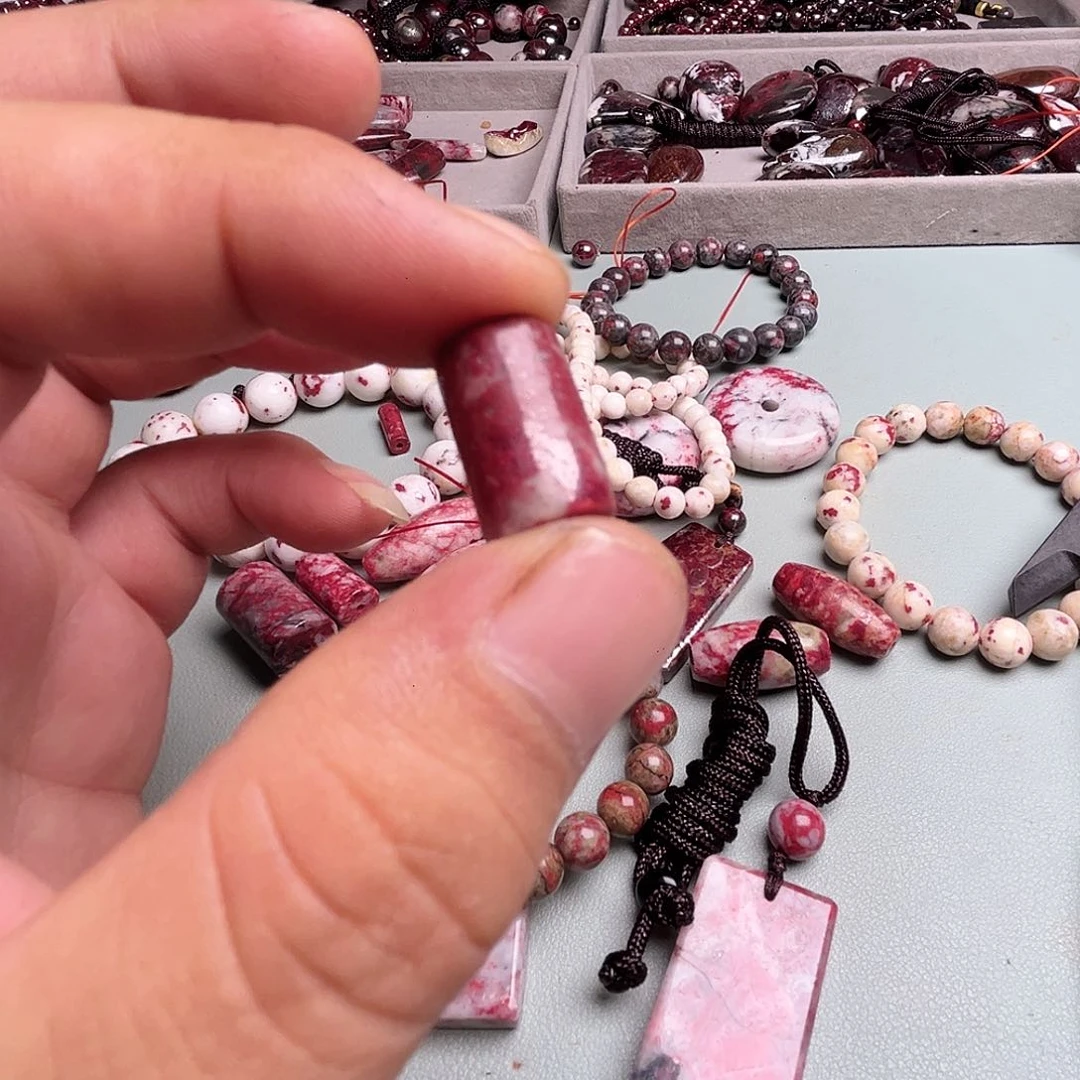 紫砂天然朱砂辰石吊坠快***天