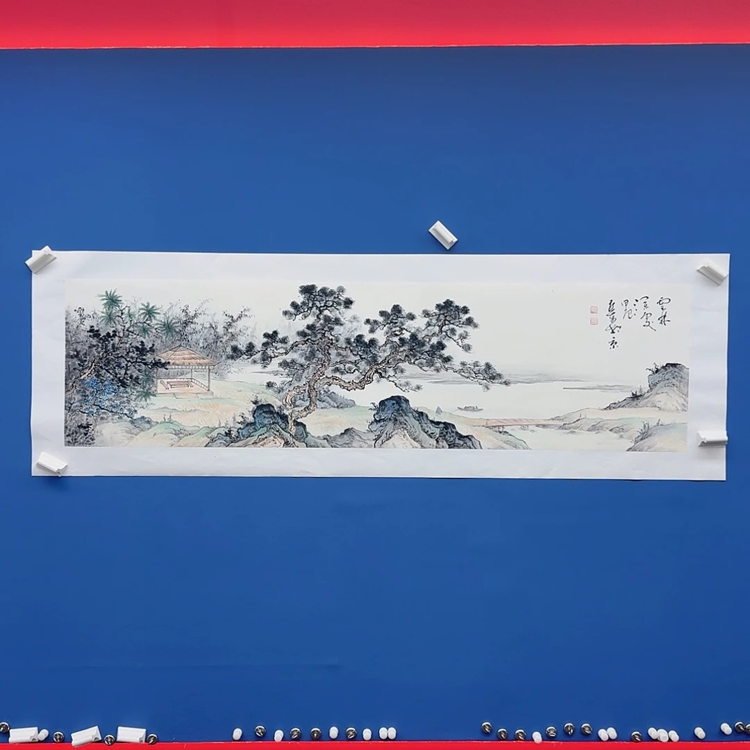国画多次参加国内外大型