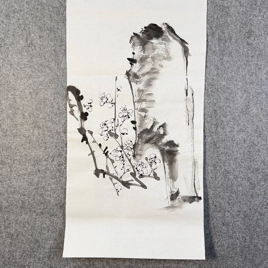 国画521 牡丹等植物生长于这里生长