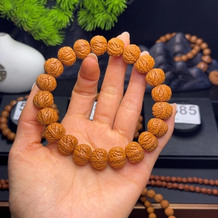 清***流吊坠桃核荔枝纹14