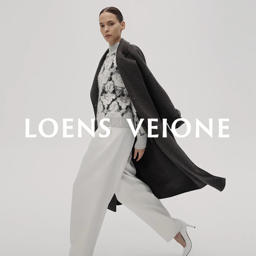 LOENS VEIONE/罗拉【补贴款】骆驼绒+桑蚕丝+绵羊毛大衣24CVDK0035Y