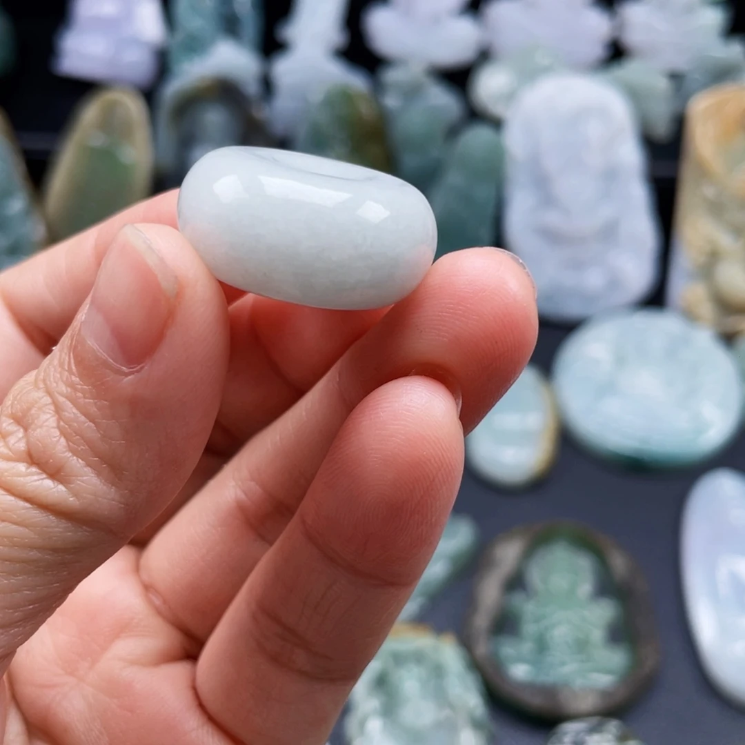 翡翠未镶嵌颈饰缅甸翡翠A货挂件