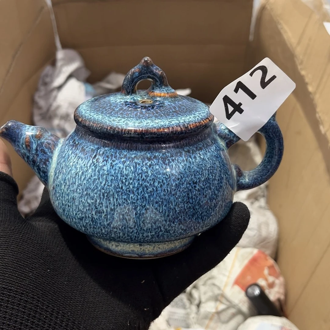 瓷片茶摆件工艺品摆件666