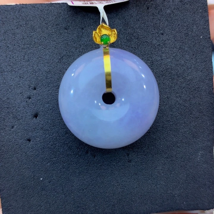 18K金镶嵌手链翡翠翡翠