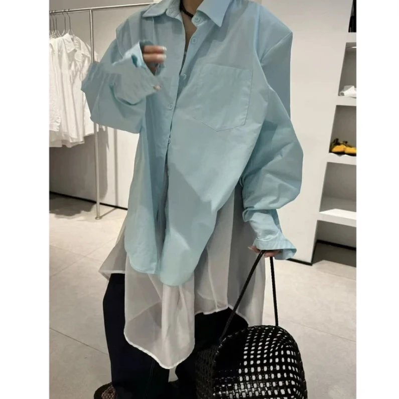 【哇塞优选】慵懒风宽松百搭衬衫时尚设计感