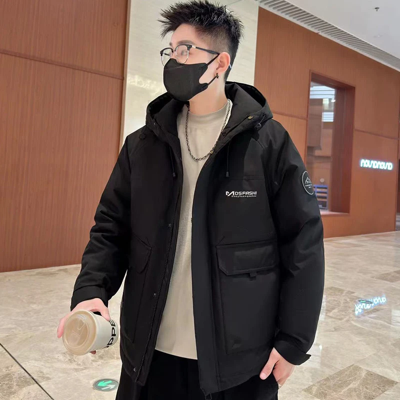 9916冬季服-户外连帽防风时尚休闲保暖男韩版断码剪标百搭外套