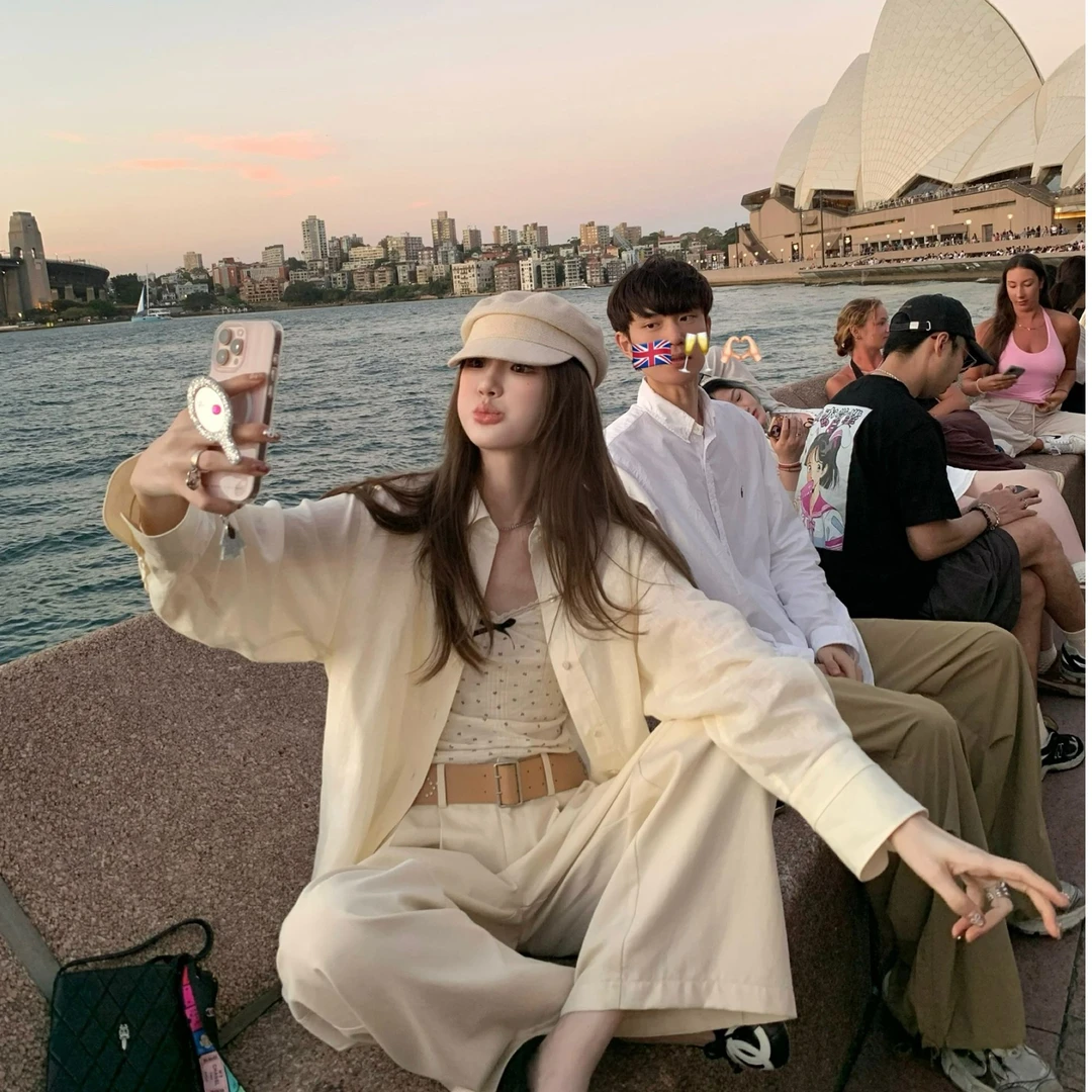 aaaaxbbb 亚麻手札 100亚麻重磅面料刺绣衬衫女上衣长袖防晒外套