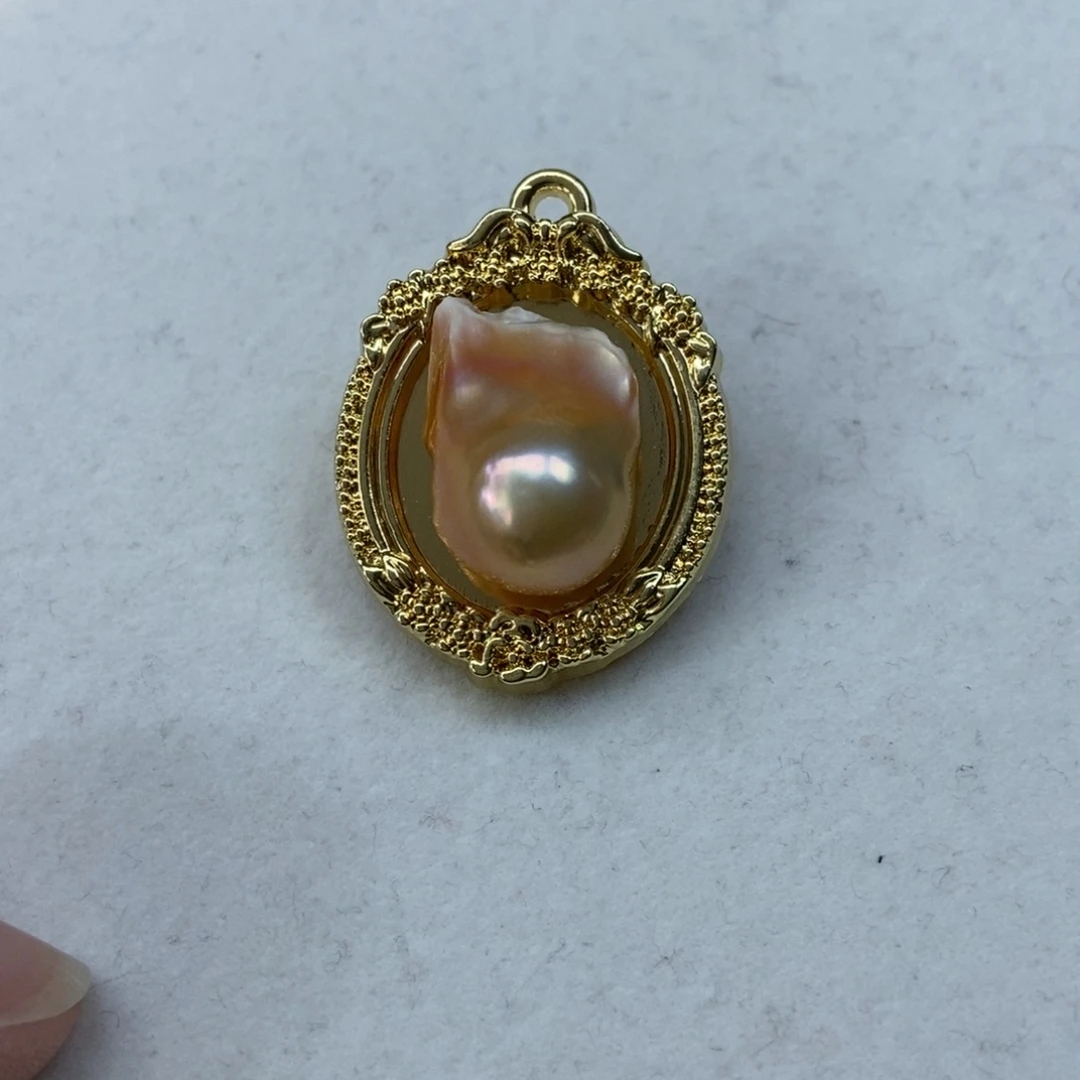 淡水珍珠胸针合金福利240