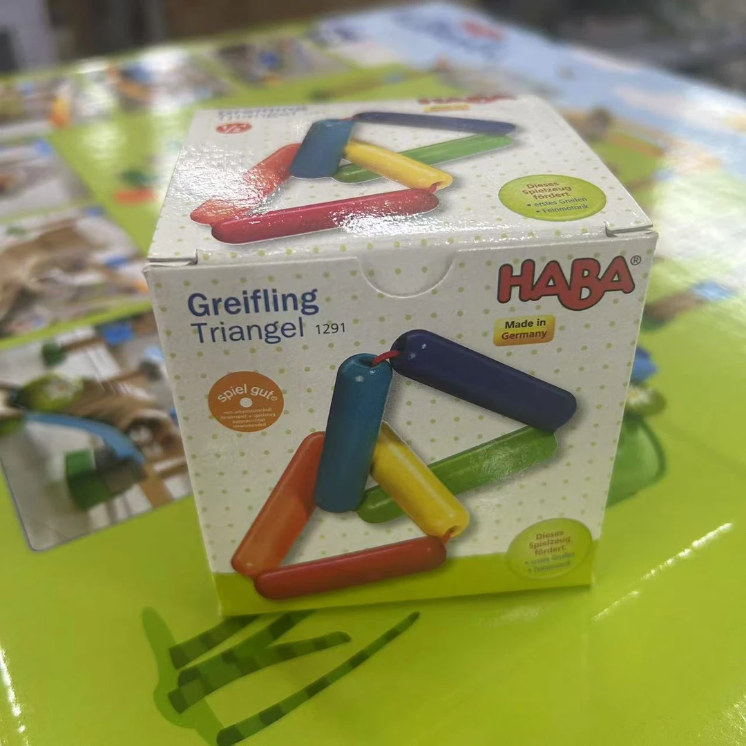 haba 1291 幼儿抓握玩具-彩虹三角