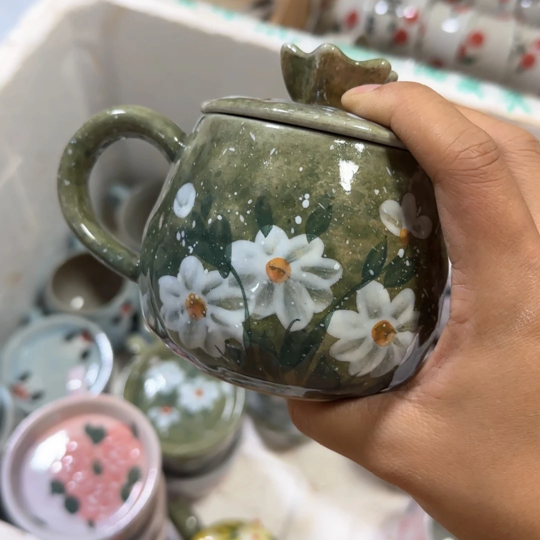 景德镇高温釉下彩手绘陶瓷