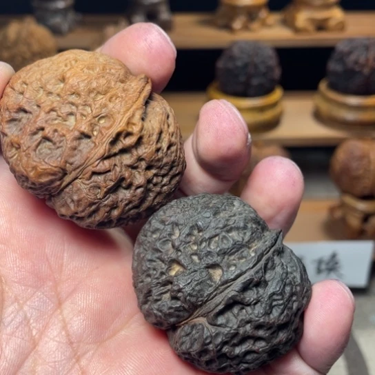 吊坠文玩核桃Y芭蕉扇46