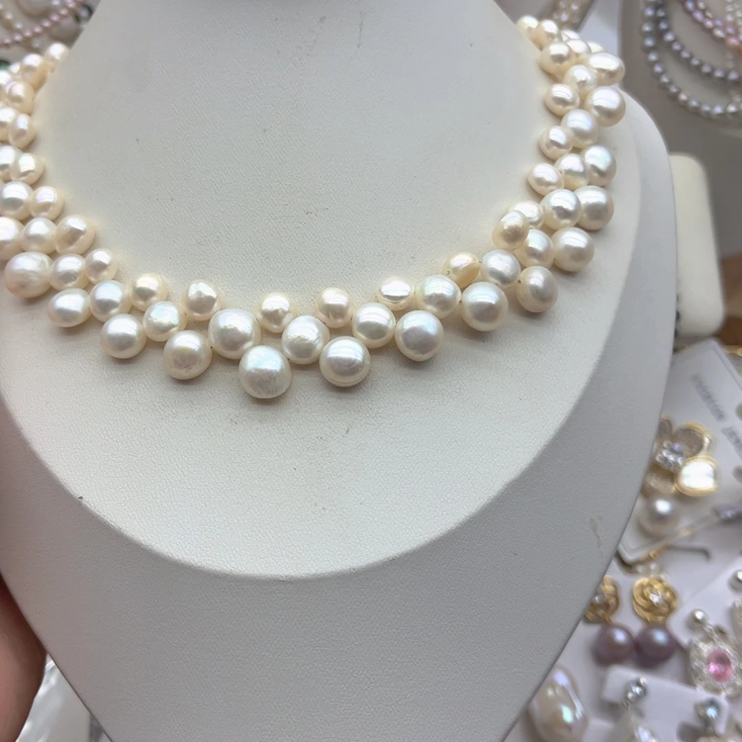 未镶嵌颈饰淡水珍珠