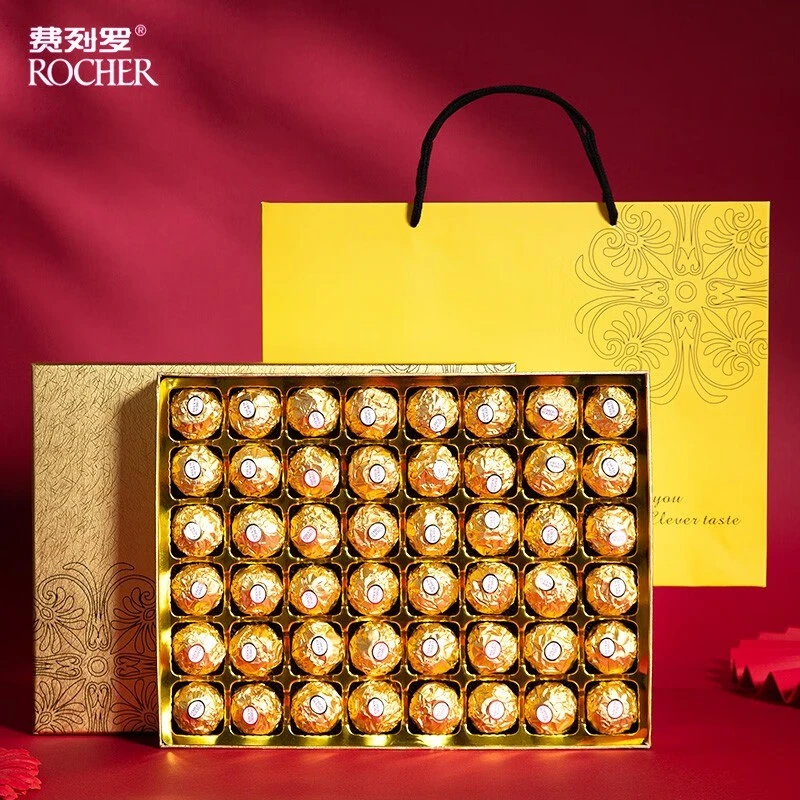 费列罗巧克力送老师领导送男女友情人圣诞节好礼48粒装送高档礼盒