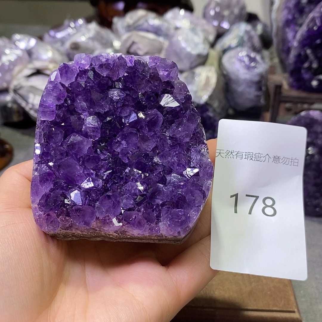 紫晶未镶嵌珠宝半成品