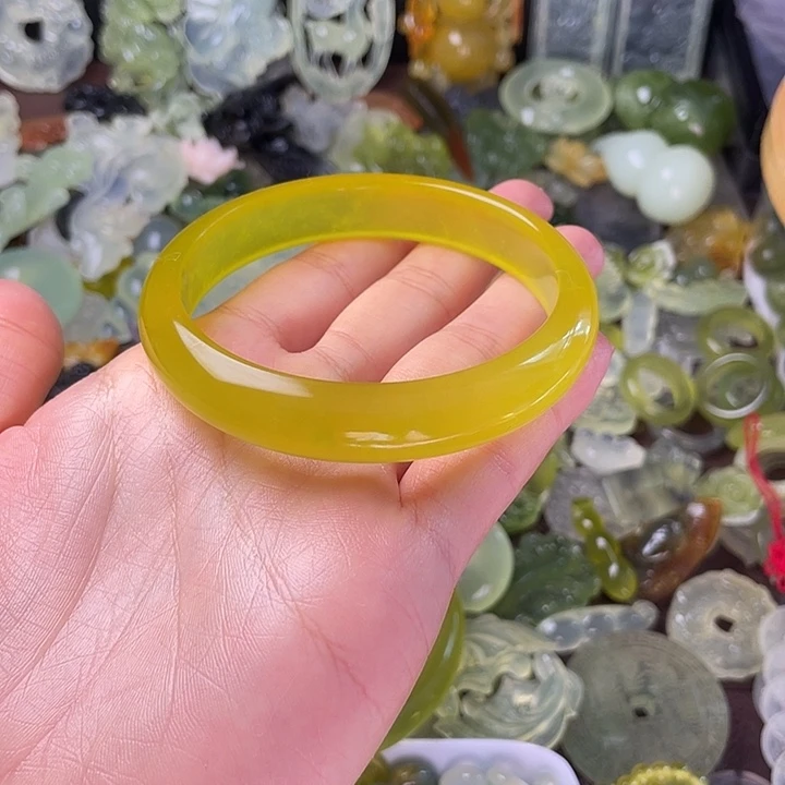 蛇纹石玉合金颈饰特价镯子