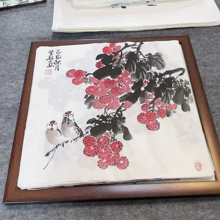 国画张圣敏先生纯手绘作品