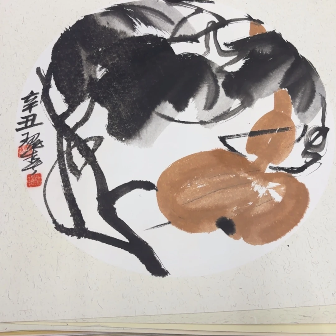 国画50-50卡纸作品艺