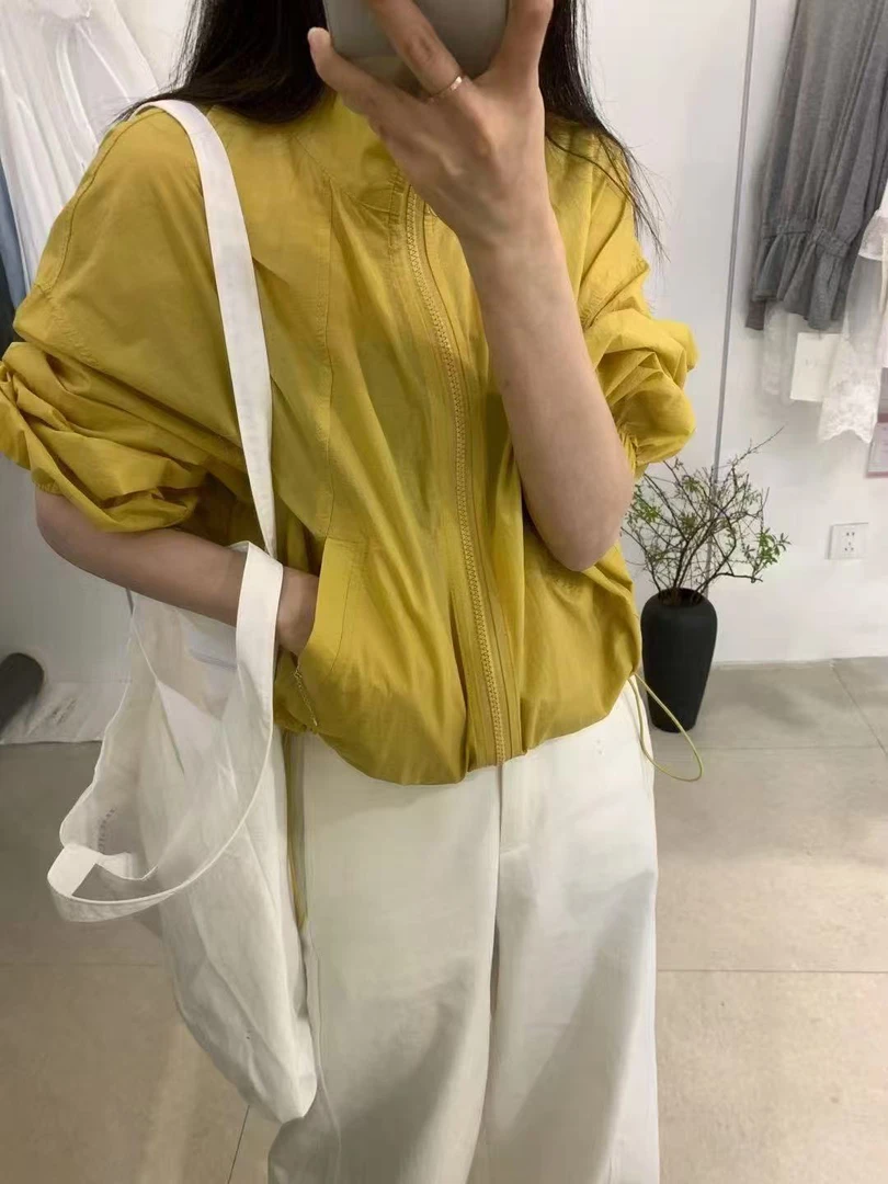 2025仟禧家夏季简约透气短款防晒外套