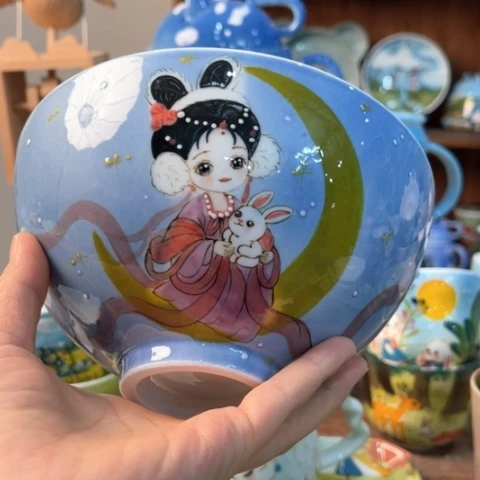 炉景德镇釉下手绘陶瓷