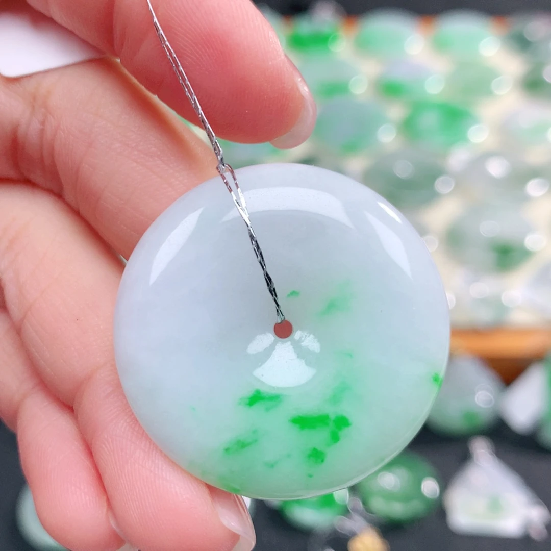 翡翠未镶嵌颈饰34-7.0