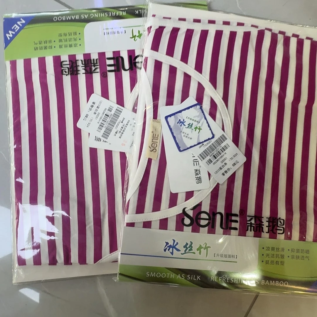 紫条170两件背心 6061