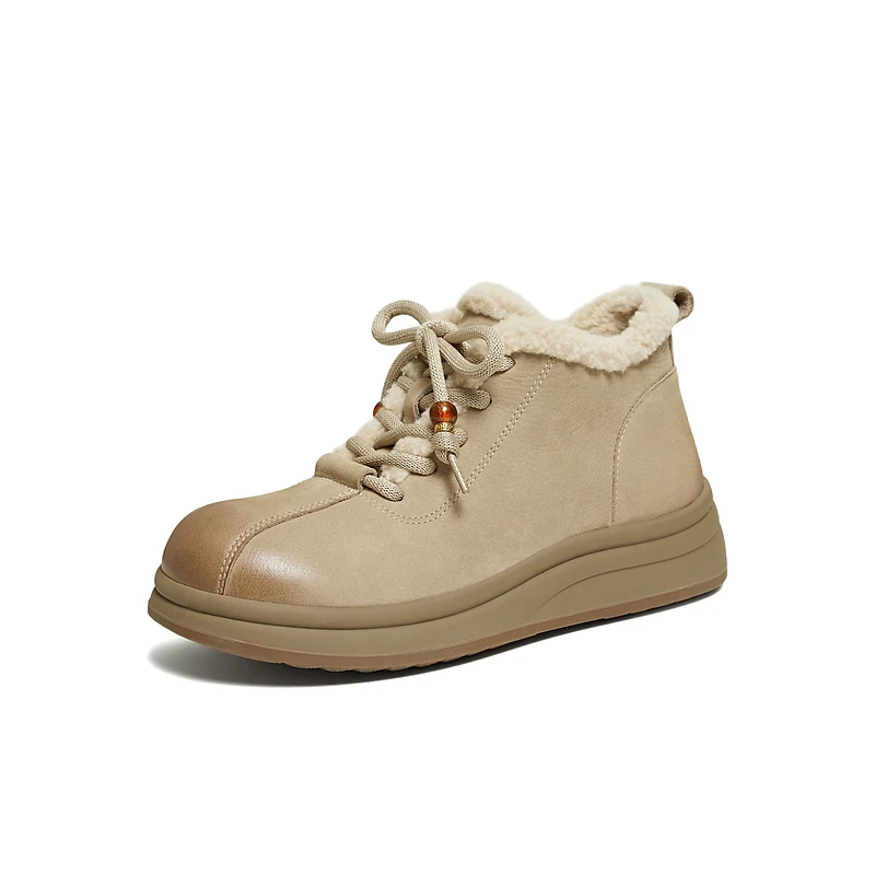 TATA他她2025冬新款复古简约马丁靴时尚舒适休闲短靴女靴CKM01DD5