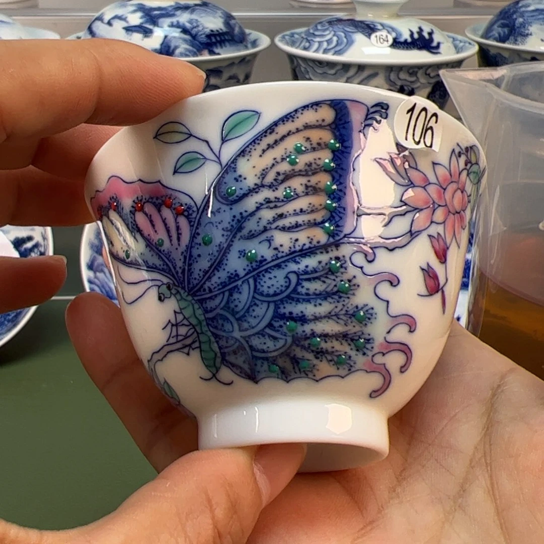杯木木景德镇纯手绘茶具106